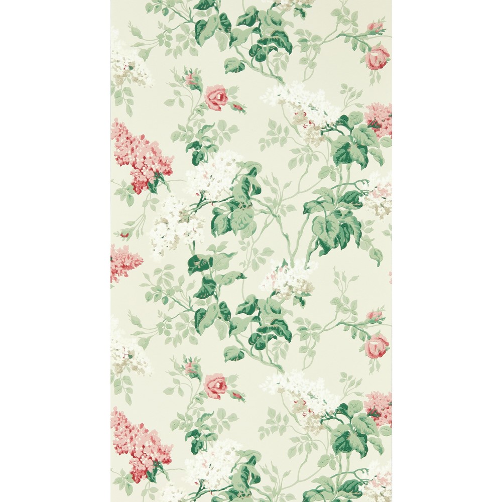 Sommerville Wallpaper 217050 by Sanderson in Blush Grey Birch